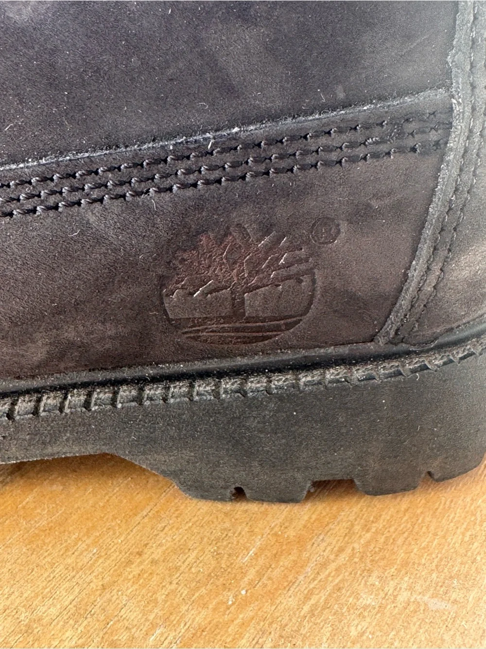 Timberland Kids Youth Waterproof Leather Boots Black Size 5 M